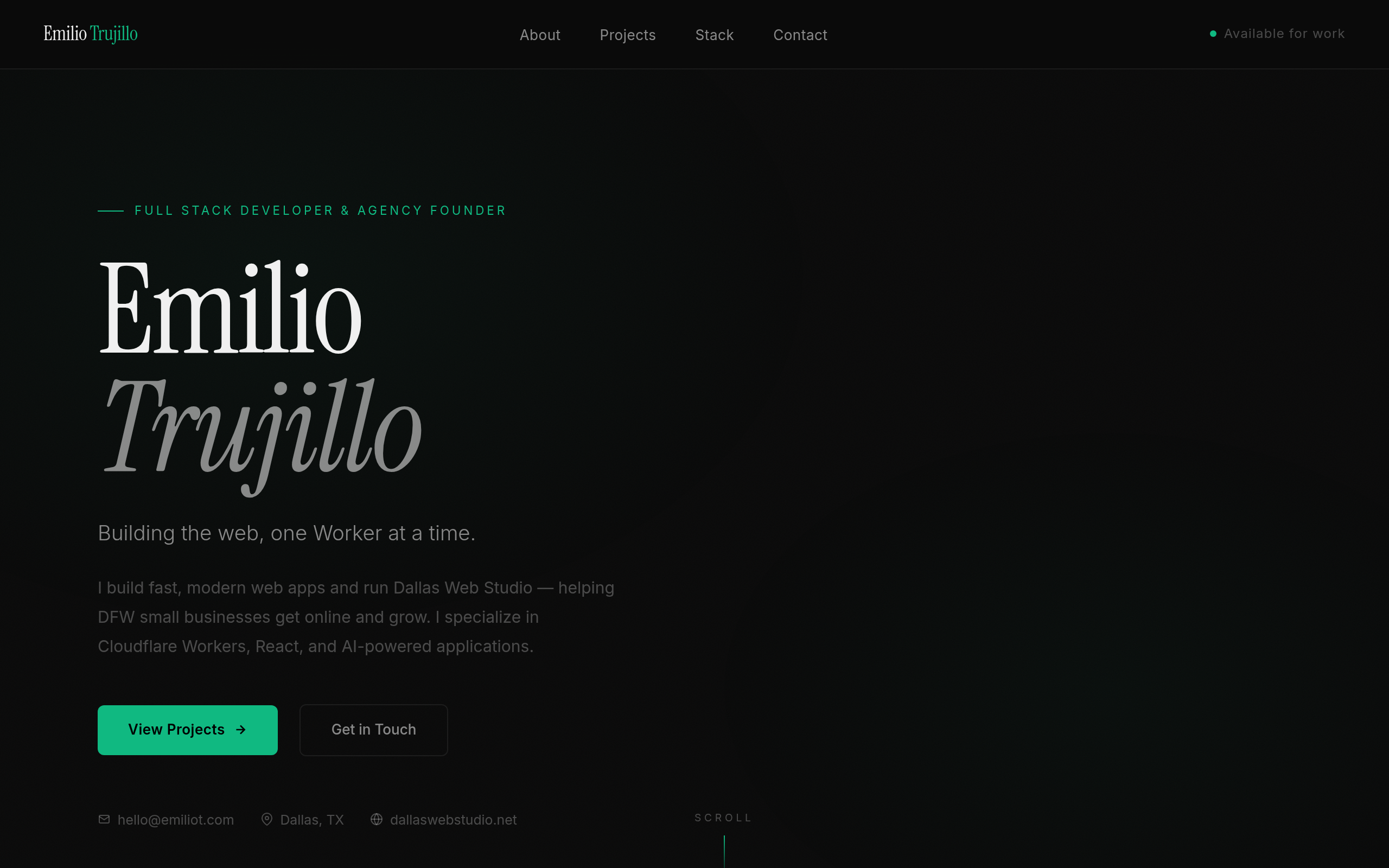 Emilio Trujillo Portfolio